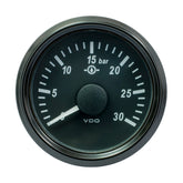 VDO SingleViu 52mm (2-1/16") Brake Pressure Gauge - 30 Bar - 0-4.5V A2C3832720030